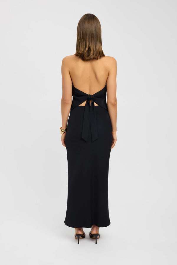 Kookai Maria Halter Tie Top Black