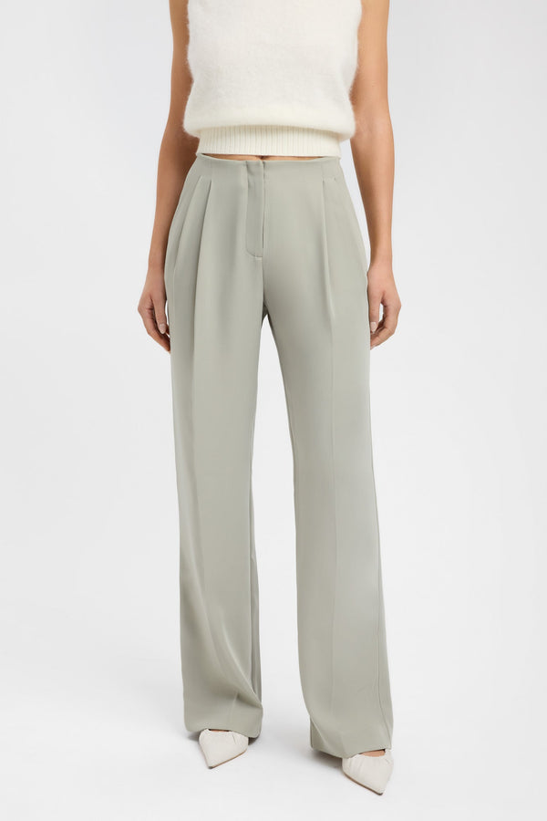 Kookai Maria Pleated Pant Smoke Sage