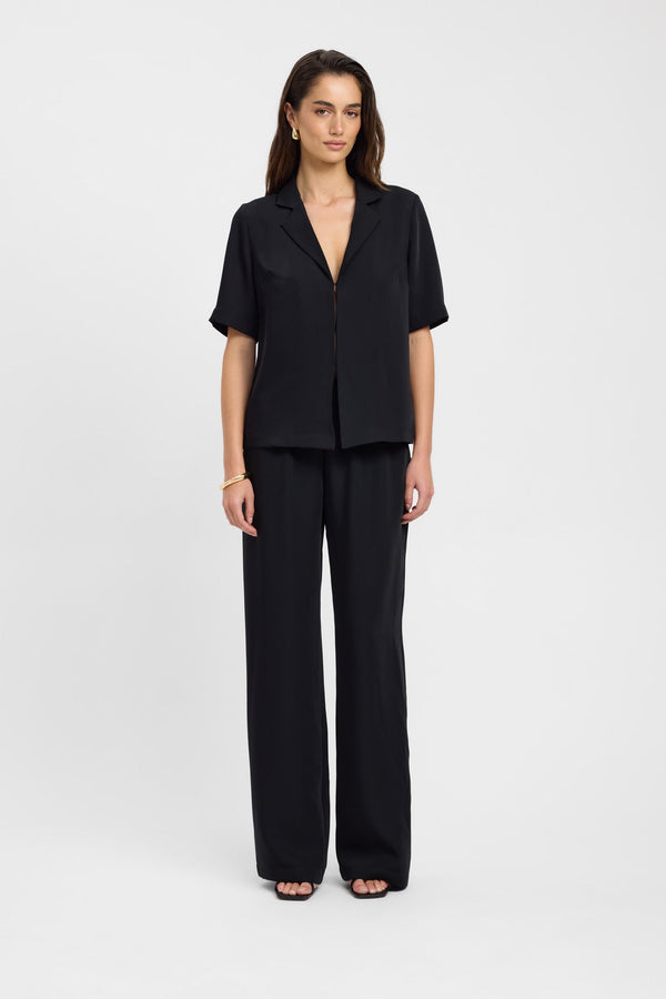 kookai Maria Short Sleeve Shirt Black