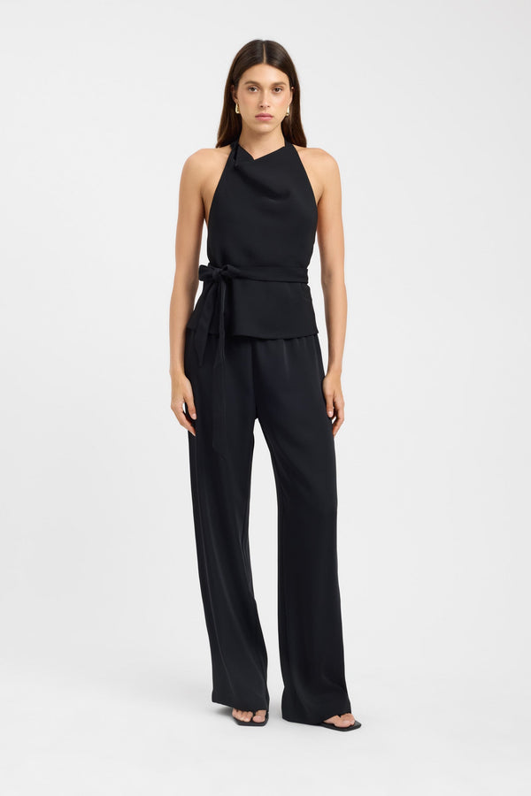 kookai Maria Tie Top Black