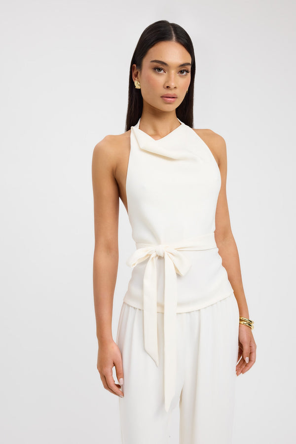 Kookai Maria Tie Top Coconut Milk