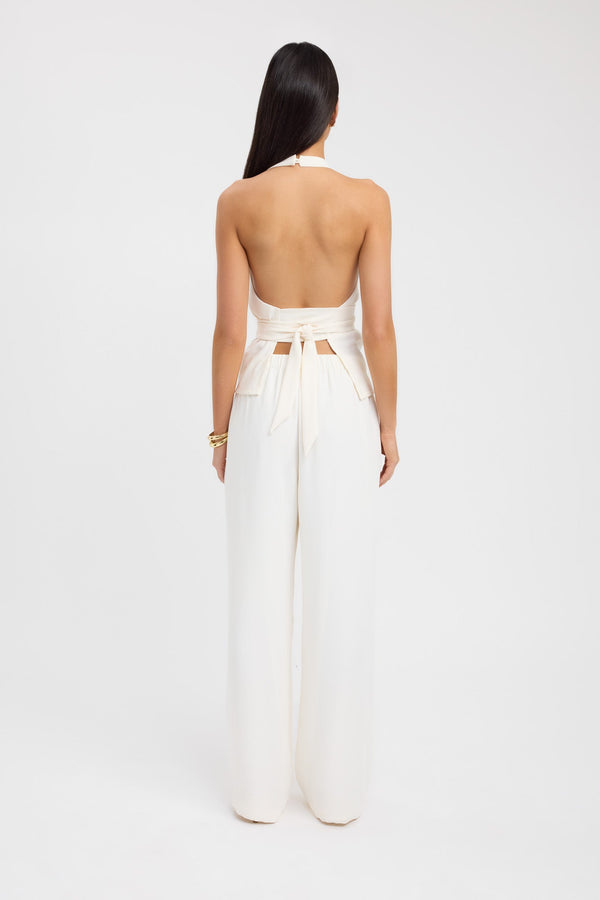 Kookai Maria Tie Top Coconut Milk