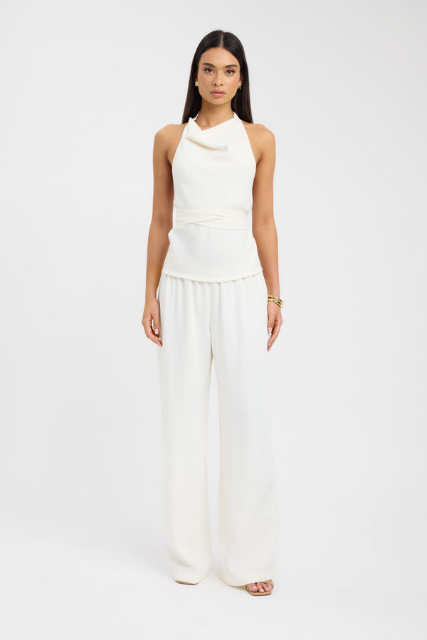 kookai Maria Tie Top Coconut Milk