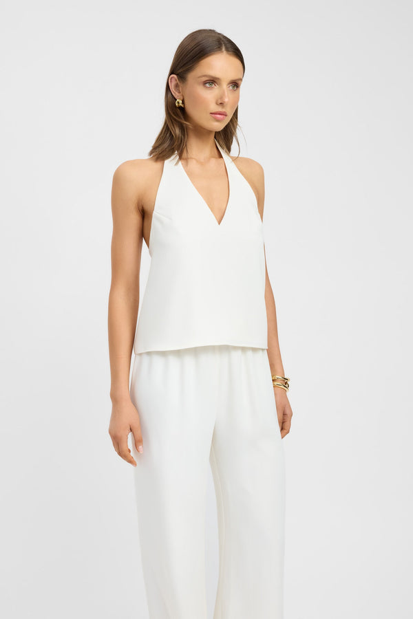 Kookai Maria Vee Core Top Coconut Milk