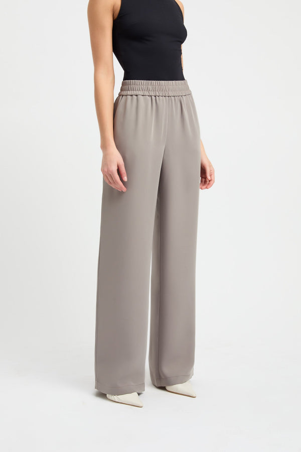 Kookai Maria Wide Leg Pant Brindle