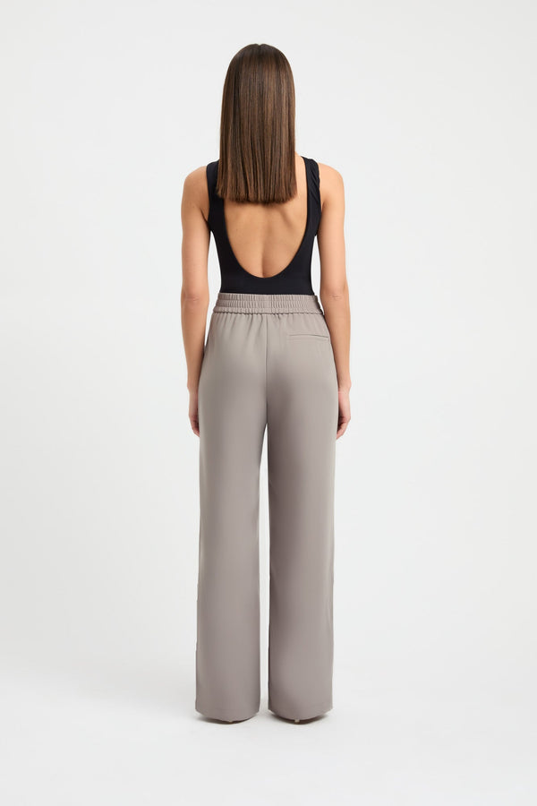 Kookai Maria Wide Leg Pant Brindle