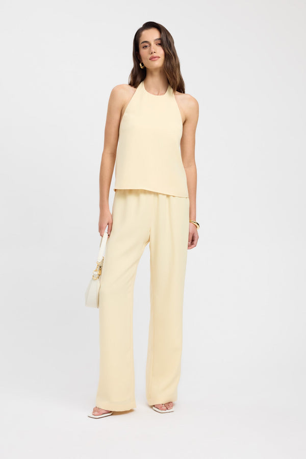 kookai Maria Wide Leg Pant Butter Popcorn