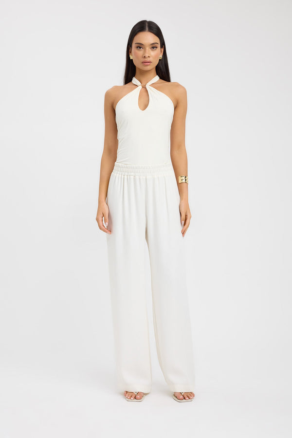 kookai Maria Wide Leg Pant Coconut Milk