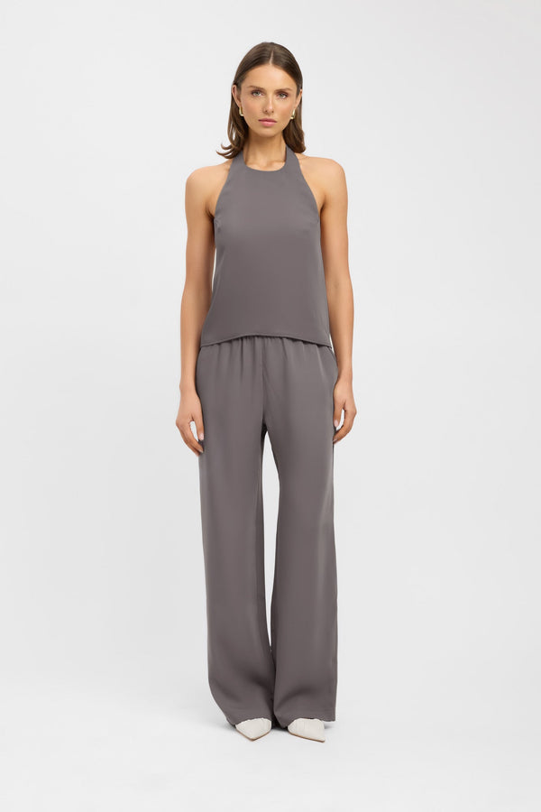 kookai Maria Wide Leg Pant Titanium