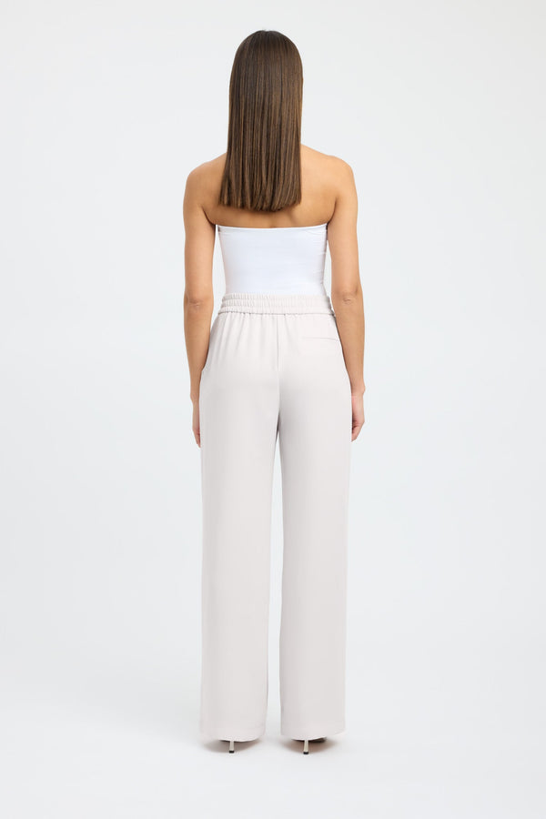Kookai Maria Wide Leg Pant White Sand