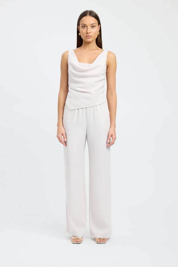 kookai Maria Wide Leg Pant White Sand