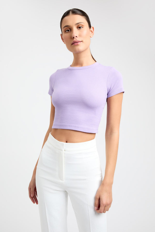 kookai Marnie Crop Passion Flower