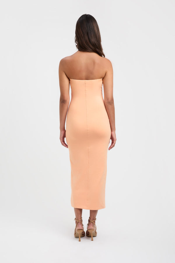 Kookai Matilda Maxi Dress Peach Quartz