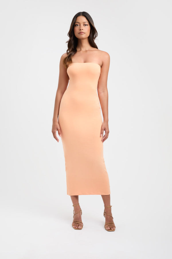 kookai Matilda Maxi Dress Peach Quartz