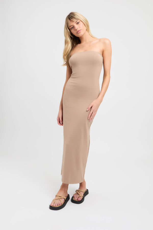 kookai Matilda Maxi Dress Toasted Birch