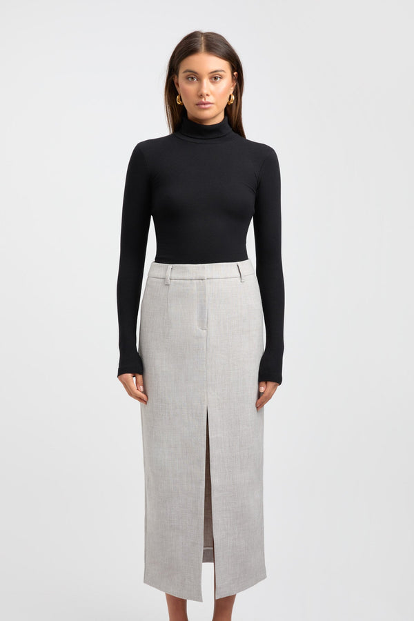 Kookai Mattie Turtleneck Top Black