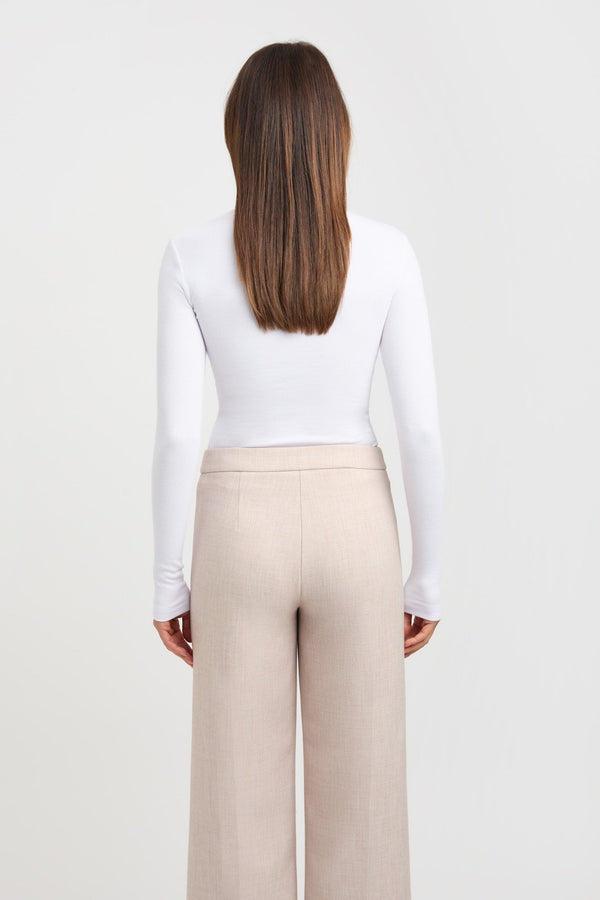 Kookai Mattie Turtleneck Top White