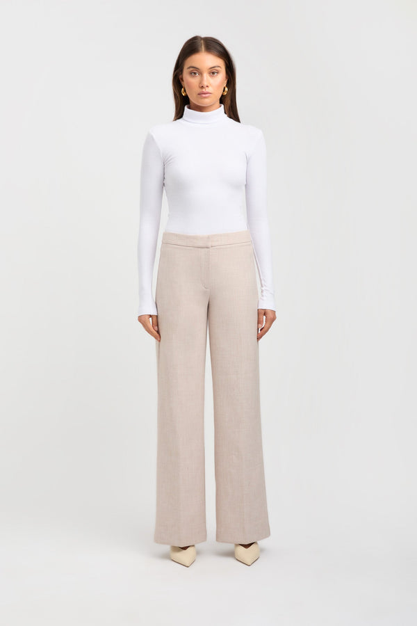 kookai Mattie Turtleneck Top White