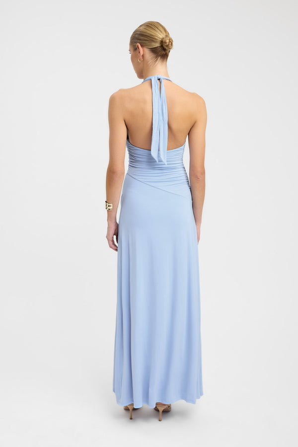 Kookai Maya Maxi Dress Blue Sky