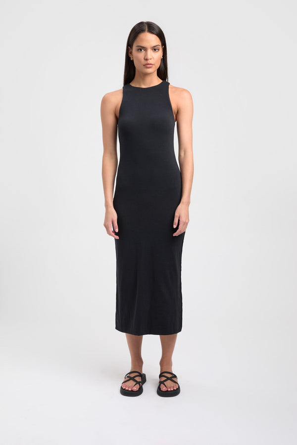 kookai Michaela Tank Dress Black
