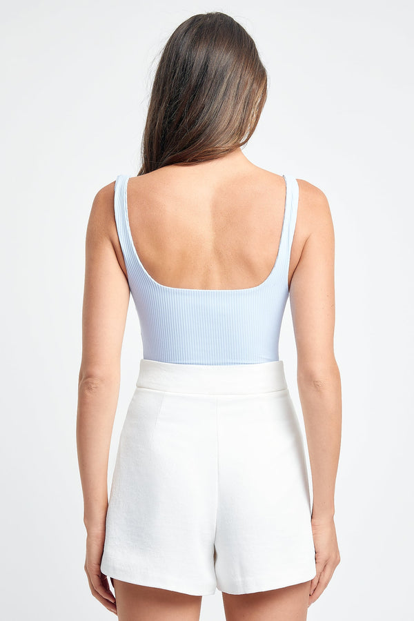 Kookai Mila Bodysuit Serenity Blue