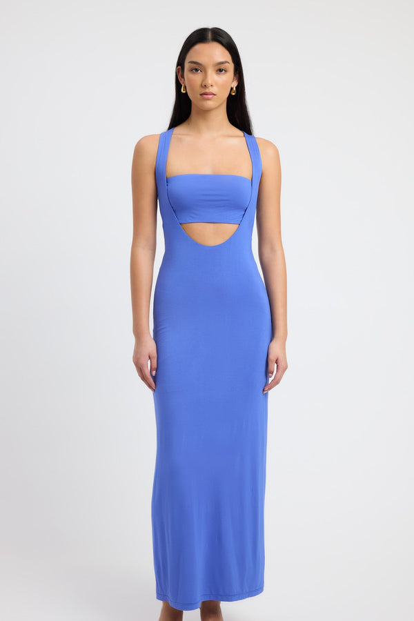 Kookai Mila Maxi Dress Electric Blue