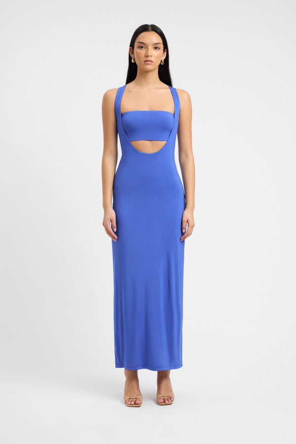 kookai Mila Maxi Dress Electric Blue