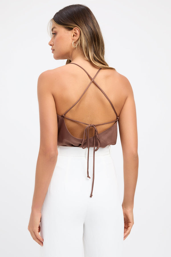 Kookai Milan Cross Back Cami Coco