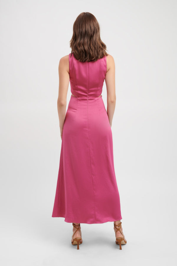 Kookai Milan Cut Out Dress Dahlia