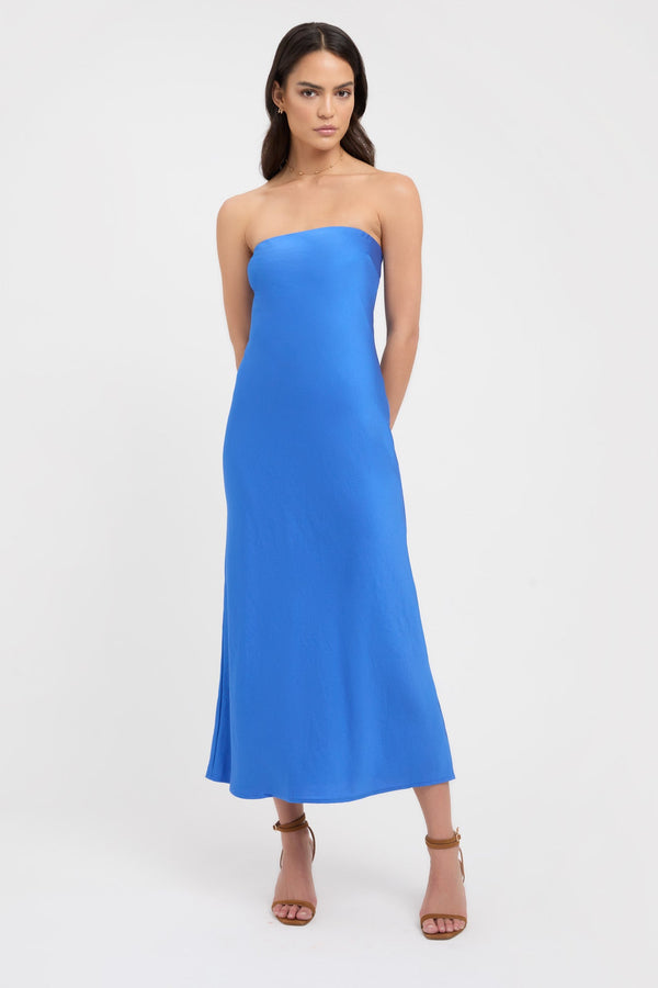 kookai Milan Ivy Slip Dress Sapphire