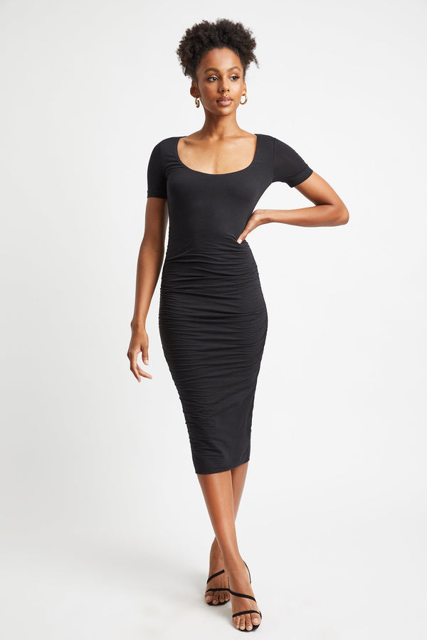 Kookai Miley Midi Dress Black