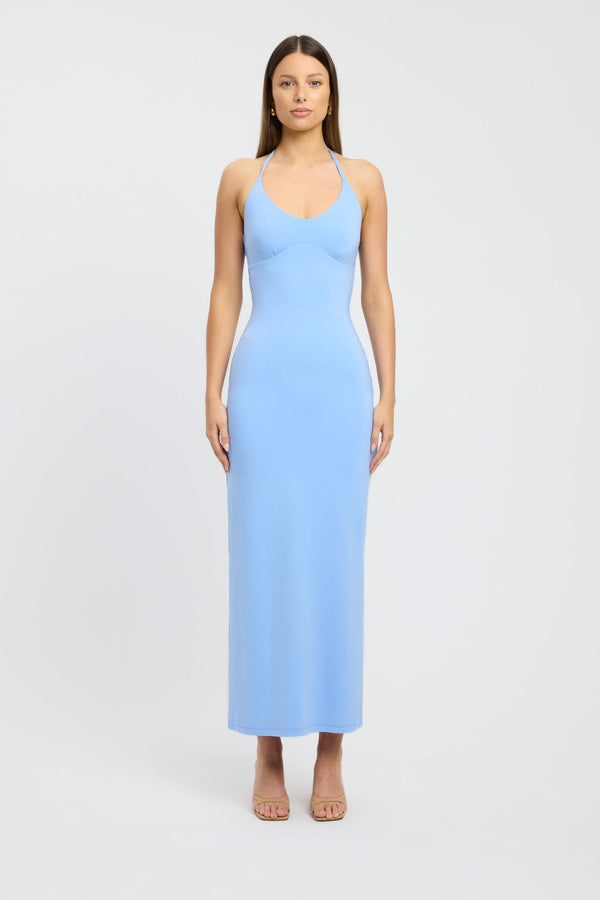 kookai Miller Maxi Dress Cerulean