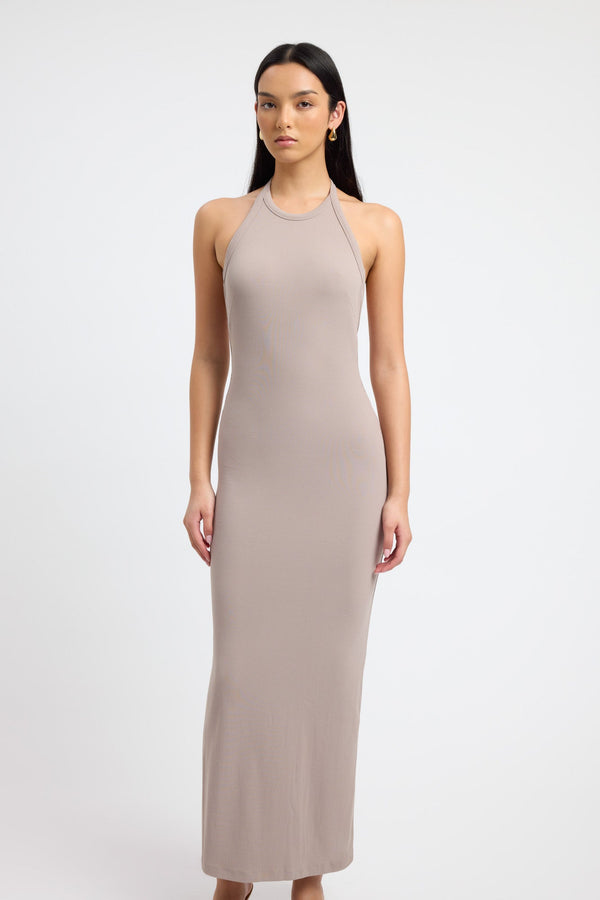Kookai Millie Maxi Dress Ash Grey