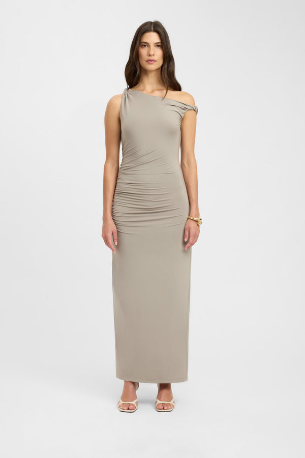 kookai Milly Maxi Dress Khaki