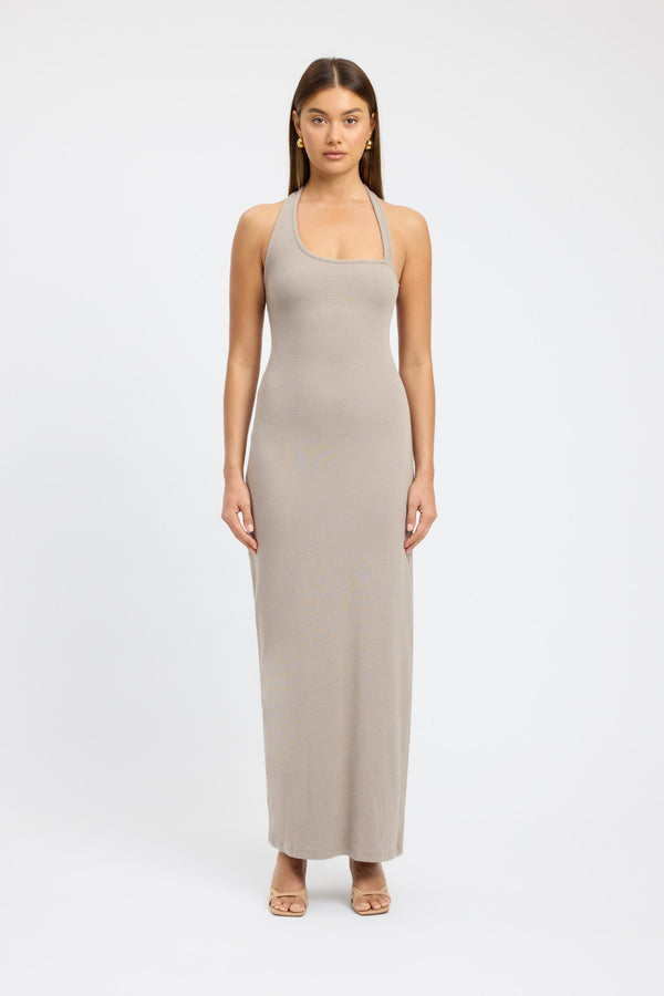 kookai Miya Maxi Dress Pebble