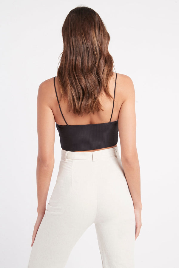 Kookai Mona Super Crop Black