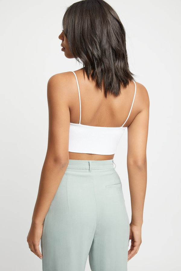 Kookai Mona Super Crop White