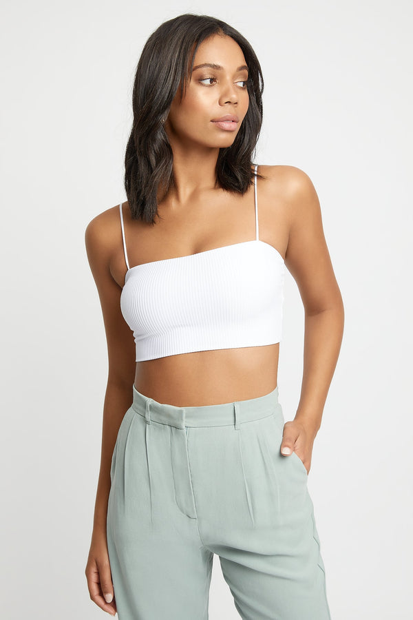kookai Mona Super Crop White
