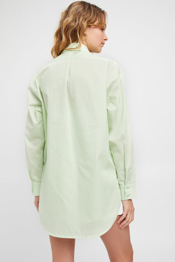 Kookai Monaco Oversized Shirt Lime Cream