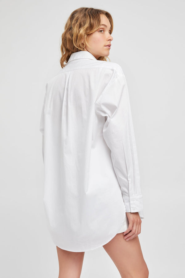 Kookai Monaco Oversized Shirt White