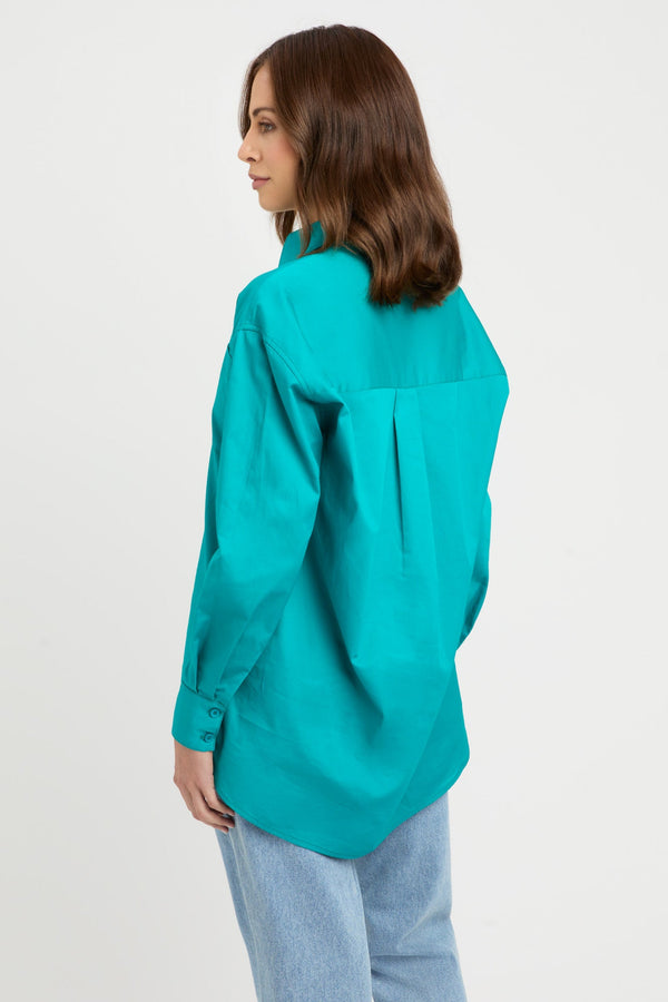 Kookai Monaco Staple Shirt Teal