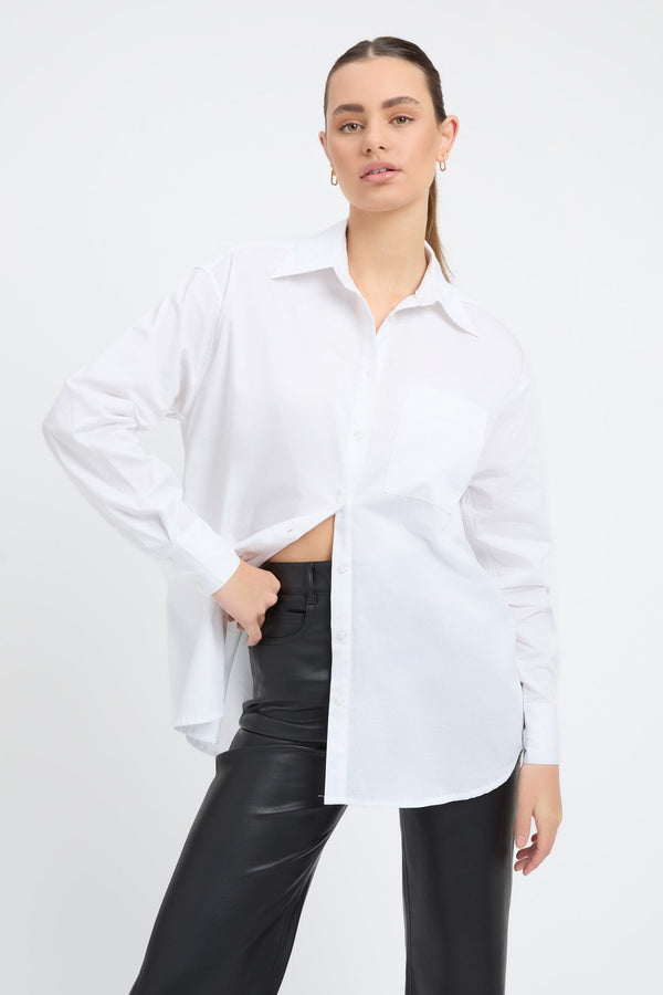 kookai Monaco Staple Shirt White