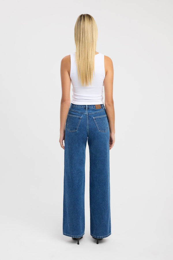 Kookai Monogram Scoop Tank White