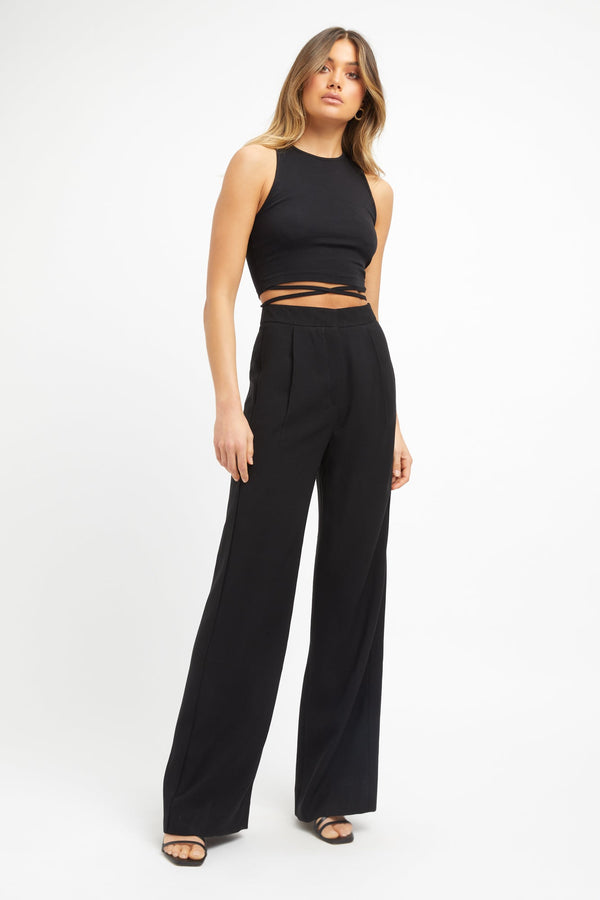 kookai Montmartre Full Leg Pants Black