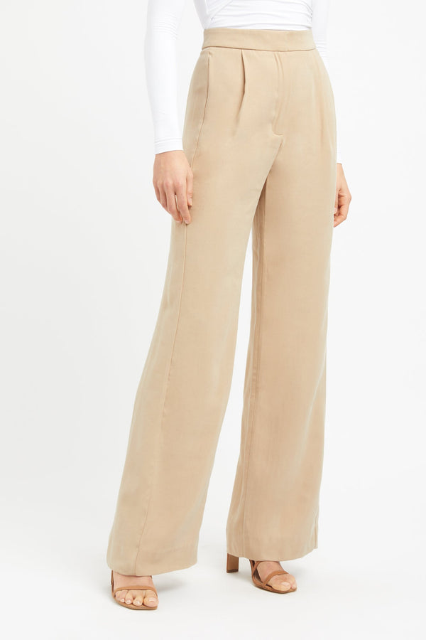 Kookai Montmartre Full Leg Pants Sand