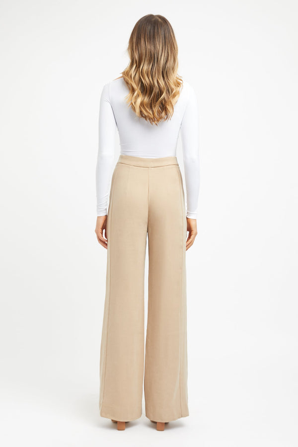 Kookai Montmartre Full Leg Pants Sand