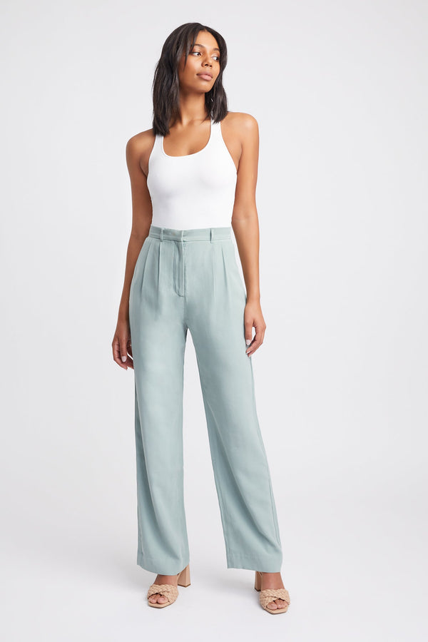 kookai Montmartre Pants Smoky Green