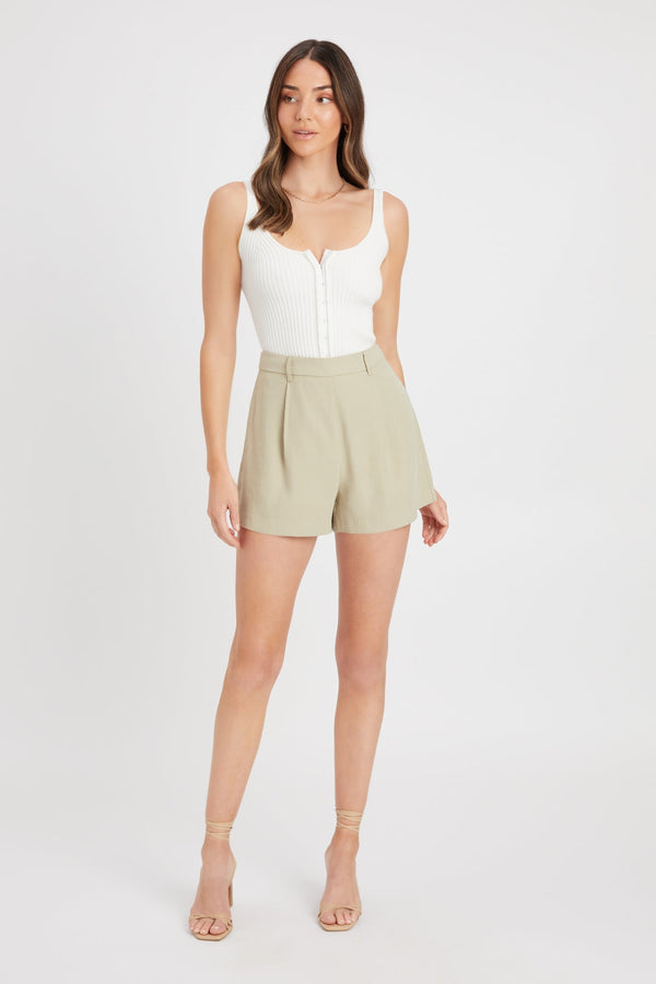 kookai Montmartre Pocket Shorts Elm