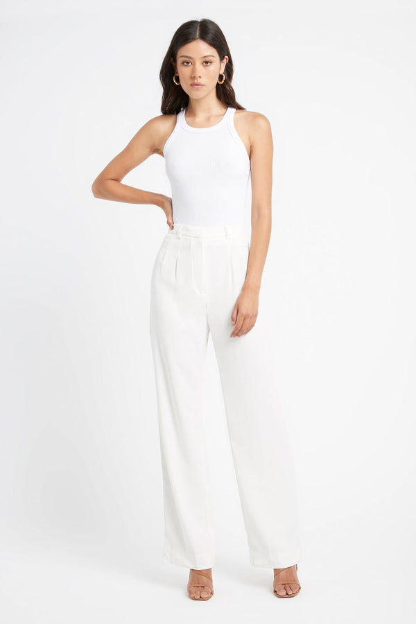 Kookai Montmartre Tailored Pants Natural White
