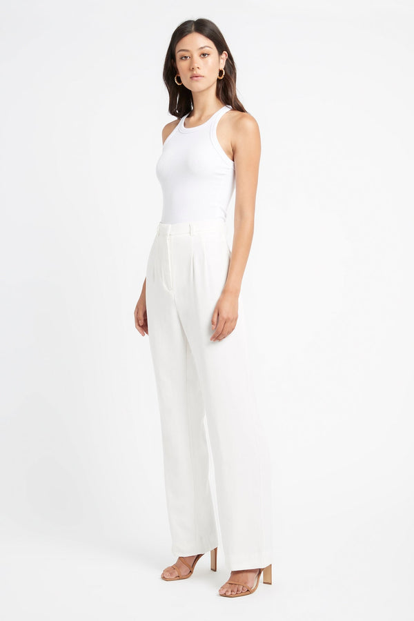 kookai Montmartre Tailored Pants Natural White